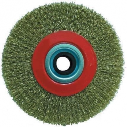 Mey İthalat® Partner 02005 Sarı Telli Daire Fırça 150X25 mm