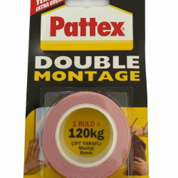 Mey İthalat® Pattex Double Montage Çift Taraflı Bant 120 kg