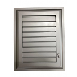 Mey İthalat® Plastik Menfez 30X30 Gümüş Banyo WC Havalandırma