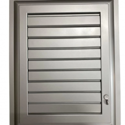 Mey İthalat® Plastik Menfez 30X30 Gümüş Banyo WC Havalandırma