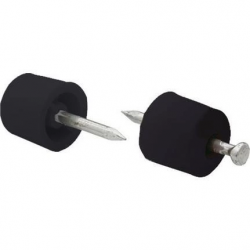 Mey İthalat® Plastik Raf Pimi Çivili (100 Adet) Siyah