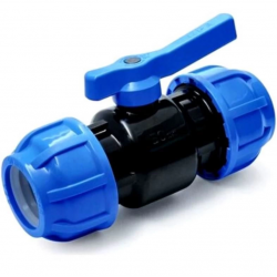 Mey İthalat® Poelsan Mavi Kaplin Küresel Vana 32X32 mm