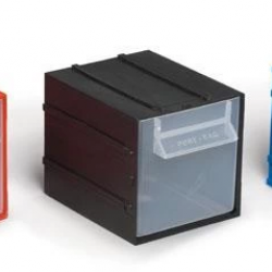 Mey İthalat® Portbag PÇ014 Çekmece  Mavi-Kırmızı