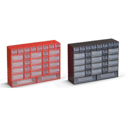 Mey İthalat® Portbag PH02 Hobby Çekmece Seti Kırmızı