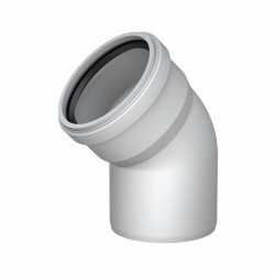 Mey İthalat® Pvc Atık Su Borusu 45 derece 75 mm 10 Adet