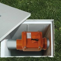 Mey İthalat® PVC Pissu Atıksu Çekvalfi 150 mm Kilitli