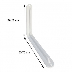 Mey İthalat® Raf Altı 12x14 mm Beyaz