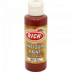 Mey İthalat® Rich 1602 Bordo 120 ml Eskitme Ahşap Boyası