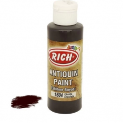 Mey İthalat® Rich 1604 Çikolata 120 ml Eskitme Ahşap Boyası