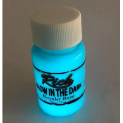 Mey İthalat® Rich 3010 Mavi Karanlıkta Parlayan Hayalet Boya 50 cc