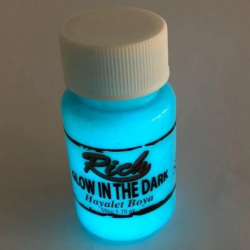 Mey İthalat® Rich 3010 Mavi Karanlıkta Parlayan Hayalet Boya 50 cc