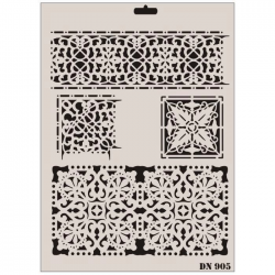 Mey İthalat® Rich Dantel Seri DN-905 Stencil 35x25 cm