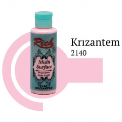 Mey İthalat® Rich Multi Surface 2140 Krızantem Akrilik Boya 120 cc