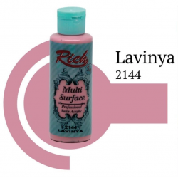 Mey İthalat® Rich Multi Surface 2144 Lavinya Akrilik Boya 120 cc