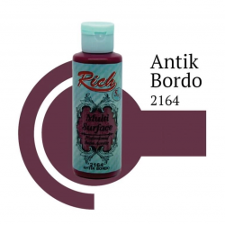Mey İthalat® Rich Multi Surface 2164 Antik Bordo Akrilik Boya 120 cc