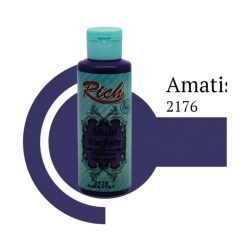 Mey İthalat® Rich Multi Surface 2176 Amatist Akrilik Boya 120 cc