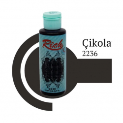 Mey İthalat® Rich Multi Surface 2236 Çikolata Akrilik Boya 120 cc