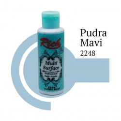 Mey İthalat® Rich Multi Surface 2248 Pudra Mavi Akrilik Boya 120 cc