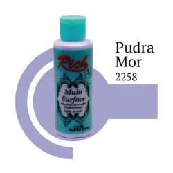Mey İthalat® Rich Multi Surface 2258 Pudra Mor Akrilik Boya 130 cc
