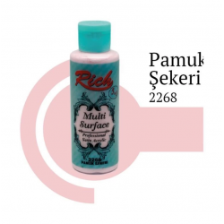 Mey İthalat® Rich Multi Surface 2268 Pamuk Şekeri Akrilik Boya 120 cc