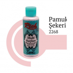 Mey İthalat® Rich Multi Surface 2268 Pamuk Şekeri Akrilik Boya 120 cc