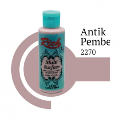 Mey İthalat® Rich Multi Surface 2270 Antik Pembe Akrilik Boya 120 cc
