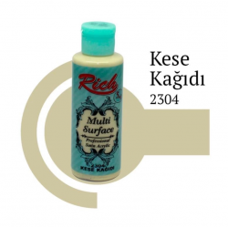 Mey İthalat® Rich Multi Surface 2304 Kese Kağıdı Akrilik Boya 120 cc