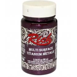 Mey İthalat® Rich Multi Surface Titanium 2560 Antik Mürdüm Metalik 90 cc