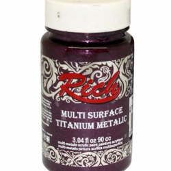 Mey İthalat® Rich Multi Surface Titanium 2560 Antik Mürdüm Metalik 90 cc