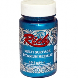 Mey İthalat® Rich Multi Surface Titanium 2566 Bodrum Mavi Metalik 90 cc