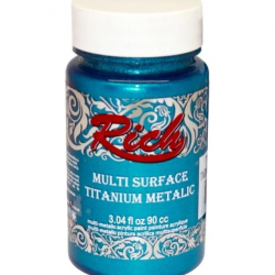 Mey İthalat® Rich Multi Surface Titanium 2572 Turkuaz Metalik 90 cc