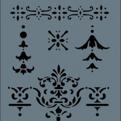 Mey İthalat® Rich New Seri N-103 Stencil 35x25 cm