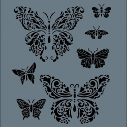 Mey İthalat® Rich New Seri N-104 Stencil 35x25 cm