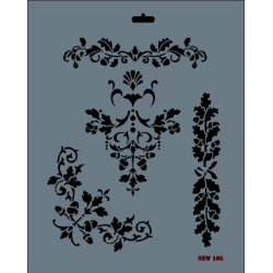 Mey İthalat® Rich New Seri N-105 Stencil 35x25 cm