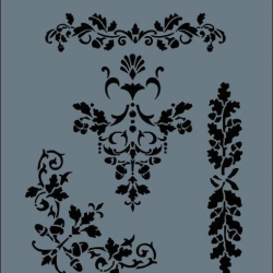 Mey İthalat® Rich New Seri N-105 Stencil 35x25 cm