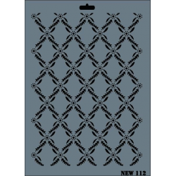 Mey İthalat® Rich New Seri N-112 Stencil 35x25 cm