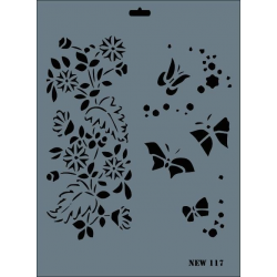 Mey İthalat® Rich New Seri N-117 Stencil 35x25 cm