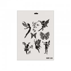 Mey İthalat® Rich New Seri N-122 Stencil 35x25 cm
