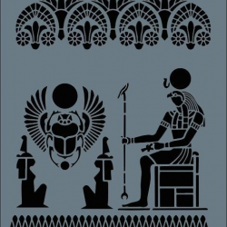 Mey İthalat® Rich New Seri N-127 Stencil 35x25 cm