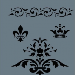 Mey İthalat® Rich New Seri N-134 Stencil 35x25 cm