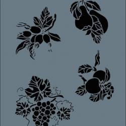 Mey İthalat® Rich New Seri N-142 Stencil 35x25 cm