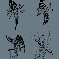 Mey İthalat® Rich New Seri N-144 Stencil 35x25 cm