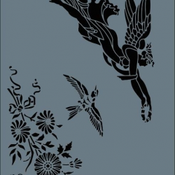 Mey İthalat® Rich New Seri N-146 Stencil 35x25 cm