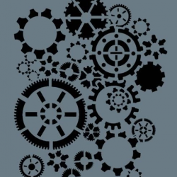 Mey İthalat® Rich New Seri N-173 Stencil 35x25 cm