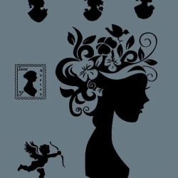 Mey İthalat® Rich New Seri N-191 Stencil 35x25 cm