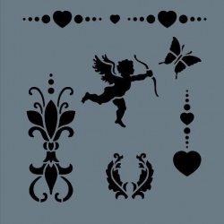 Mey İthalat® Rich New Seri N-192 Stencil 35x25 cm