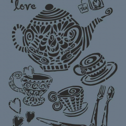 Mey İthalat® Rich New Seri N-200 Stencil 35x25 cm