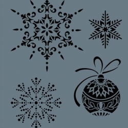 Mey İthalat® Rich New Seri N-212 Stencil 35x25 cm