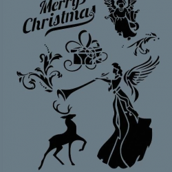 Mey İthalat® Rich New Seri N-216 Stencil 35x25 cm