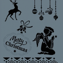 Mey İthalat® Rich New Seri N-220 Stencil 35x25 cm